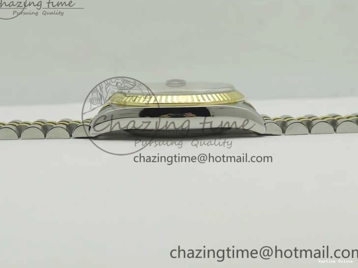 0413 DateJust 36 SS YG 126233 ARF 1:1 Best Edition Black Dial Stick Markers on SS YG Jubilee Bracelet SH ModernLook 3432